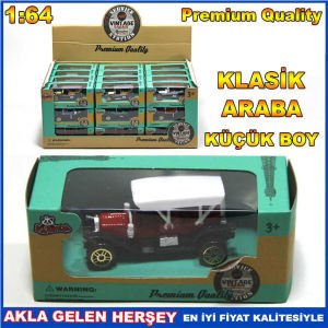 KÜÇÜK BOY PREMIUM QUALITY RENKLİ KLASİK ARABA