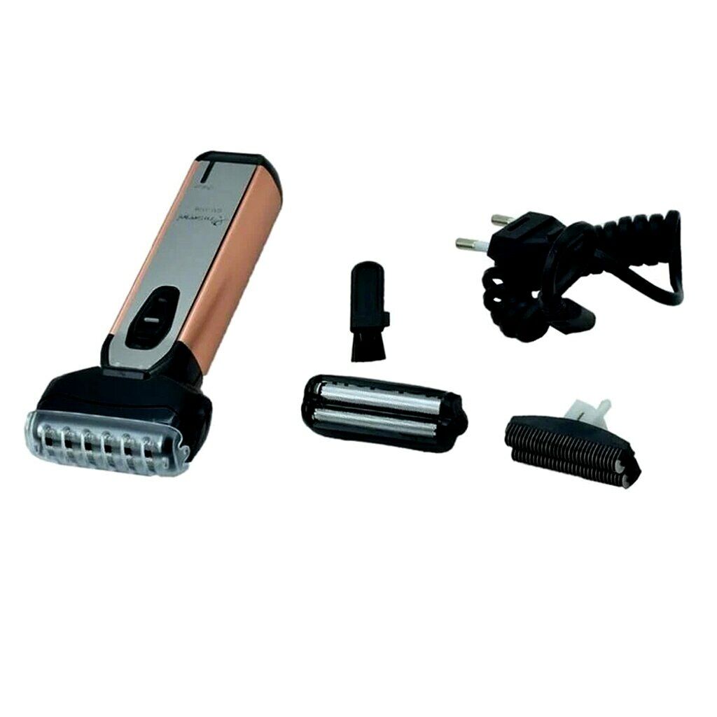 Şarjlı Çift Bıçaklı Yedek Başlıklı Sıfır Sakal Tıraş Makinesi Progemei GM-9500 Yanak Tıraş