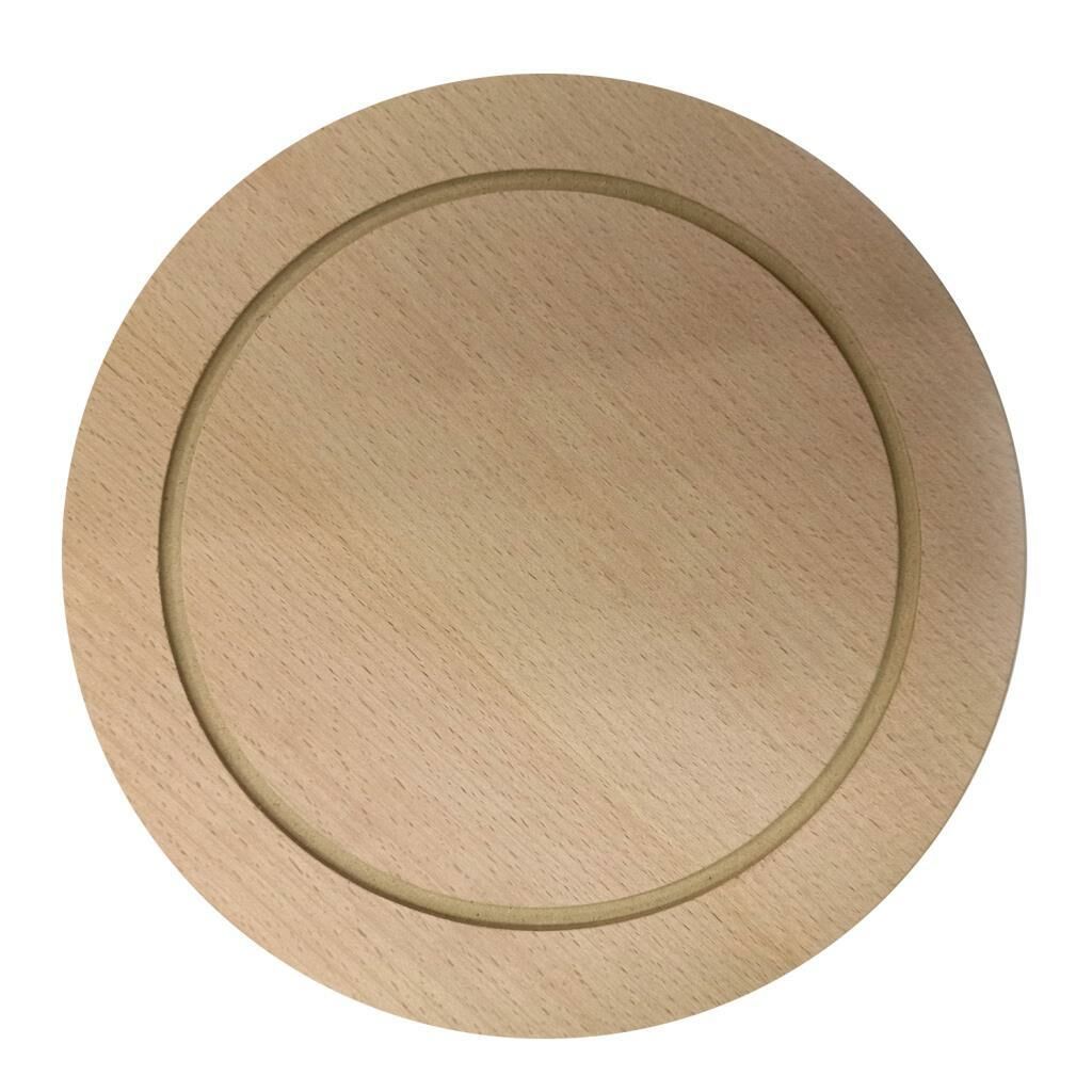 2 Adet MDF Ahşap Pizza Tahtası 28 Cm, Sunum Tahtası, Pizza Tabağı, Lahmacun ve Pide Servis Tahtası