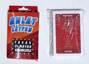 Anlat Lütfen Oyun Kartları 55 Kartlı Her Kartta 4 Kelimeli Tabu Hayal Gücünü Kullan Kelimeni Anlat