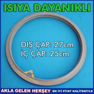 KORKMAZ DÜDÜKLÜ TENCERE LASTİĞİ Ø27 YÜKSEK ISIYA DAYANIKLI ORİJİNAL KORKMAZ DÜDÜKLÜ TENCERE CONTASI