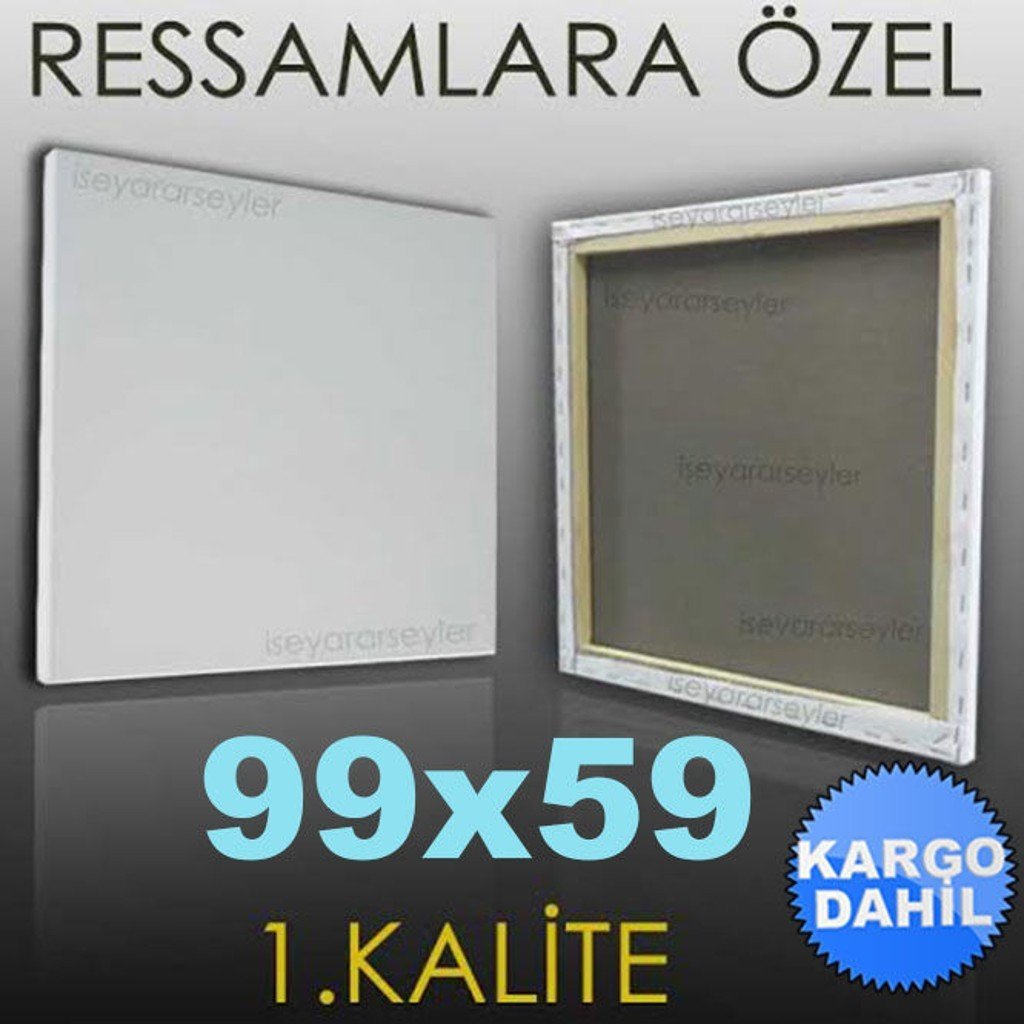 RESSAMLARA ÖZEL RESİM TUVALİ HAZIR TUAL 99x59