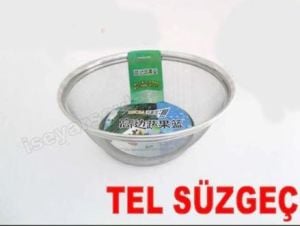 25cm PASLANMAZ ÇELİK SIK TELLİ MUTFAK SÜZGECİ