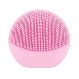 Forever Slikon Pembe Renk 8x8x3,5cm Cilt Temizleme ve Masaj Aleti Sağlığa Zararsız Maddeden Üretim