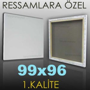 RESSAMLARA ÖZEL BOŞ RESİM TUVALİ HAZIRTUAL 99x96
