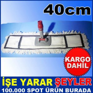 40cm NEMLİ MOPLAR İÇİN UYGUN KURULAMA VE TOZ ALMA İŞLEMİ İÇİN İDEAL PASPAS YEDEĞİ ve TEL APARATI-1