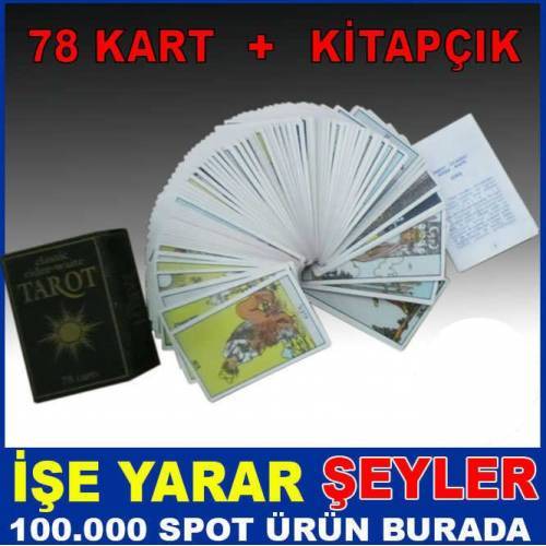 YARDIMCIKİTAPÇIKLA BİRLİKTE 78ADET TAROT KART