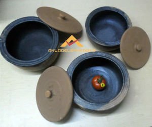 Toprak Güveç Tenceresi 28cm Jumbo Boy Fırınlanmış Yüksek Isıya Dayanıklı Ve Ateşe Toprak Güveç Kabı