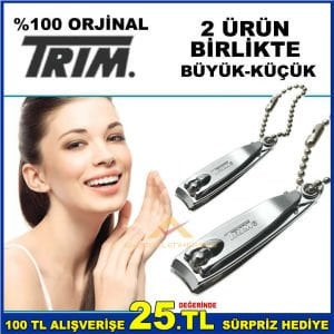 EFSANE ÜRÜN TRİM TIRNAK MAKASI BÜYÜK ve KÜÇÜK 2li SET