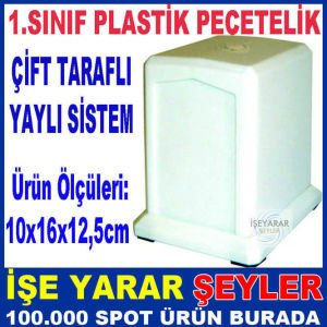 1.SINIF BEYAZ ÇİFT TARAFLI DİSPENSER PEÇETELİK