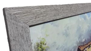 Gri Renkte 52x39cm Ebatında Ahşap Kaliteli Çerçeve