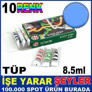 1.KALİTE RESSAM YAĞLI BOYASI 10 KARIŞIK RENK TÜP YAĞLI BOYA SETİ SÜDOR 10 RENK TÜP -2