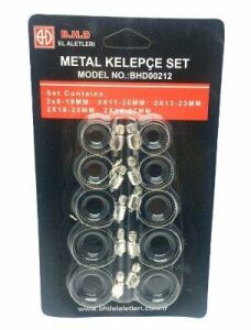 METAL HORTUM KELEPÇESİ SET 10 ADET