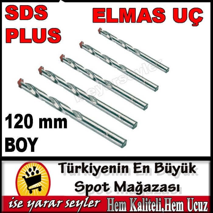 SDS PLUS 120mm BOY Ø10 SPİRAL ELMAS MATKAP UCU