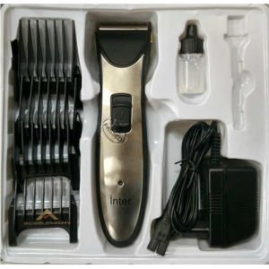 İnter RD-988 Paslanmaz Çelik Bıçaklı Saç,Sakal Tıraş Makinesi 4 Başlıklı Profesyonel Traş Makinesi