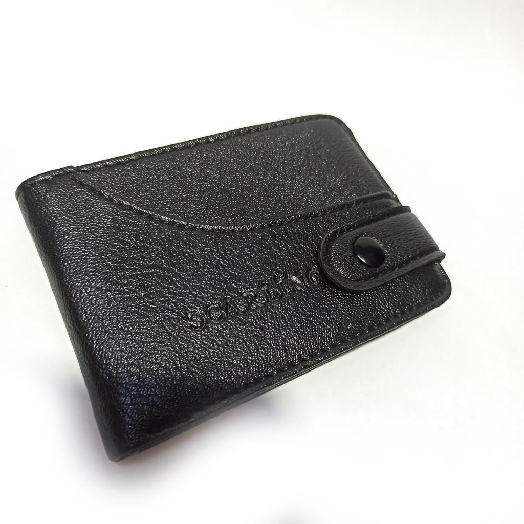 Suni Deri Dik Dıştan Patlı 20 Kartlık Kredi Kart Cüzdanı 10 CM X 8 CM