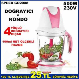 500w Group Kaymaz Taban Speed Doğrayıcı Rondo