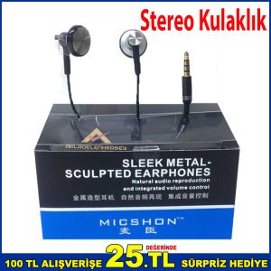 Mikrofonlu Kulaklık Kaliteli Ses Cep Telefon Kulaklığı 120cm Kablo Uzunluğu Stereo Geniş Kulaklık