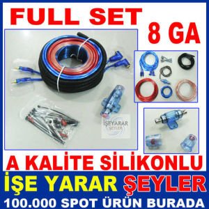 YÜKSEK PERFORMANS ARAÇ AMFİ KURULUM KABLO SETİ