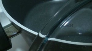 24cm Döküm Alüminyum Granit Tencere Full Granit Kaplama Cam Kapakli Ezme Alüminyum Derin Tencere abn
