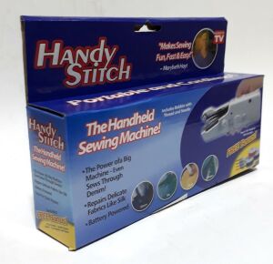 20x7x2cm Boyutlarında Handy Stitch Pilli El Dikiş Makinesi 4 Pille Çalışır Portatif ve Kablosuzdur