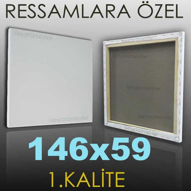RESSAMLARA ÖZEL RESİM TUVALİ HAZIRTUAL 146x59