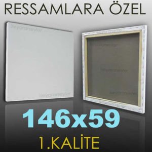 RESSAMLARA ÖZEL RESİM TUVALİ HAZIRTUAL 146x59