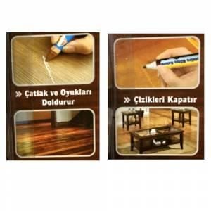 Ahşap Mobilya Rötuş Dolgu Kalemi Beyaz Renk Vodaseal 1+1 Set