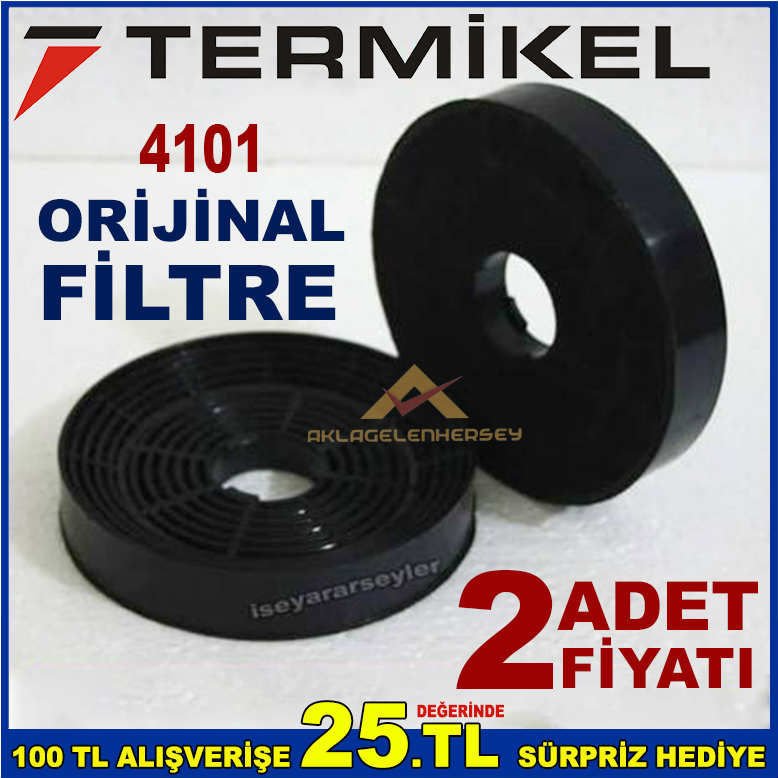 TERMİKEL 4101 ANKASTRE DAVLUMBAZ FİLTRESİ 4101 ASPİRATÖR KARBON FİLTRE