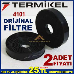 TERMİKEL 4101 ANKASTRE DAVLUMBAZ FİLTRESİ 4101 ASPİRATÖR KARBON FİLTRE