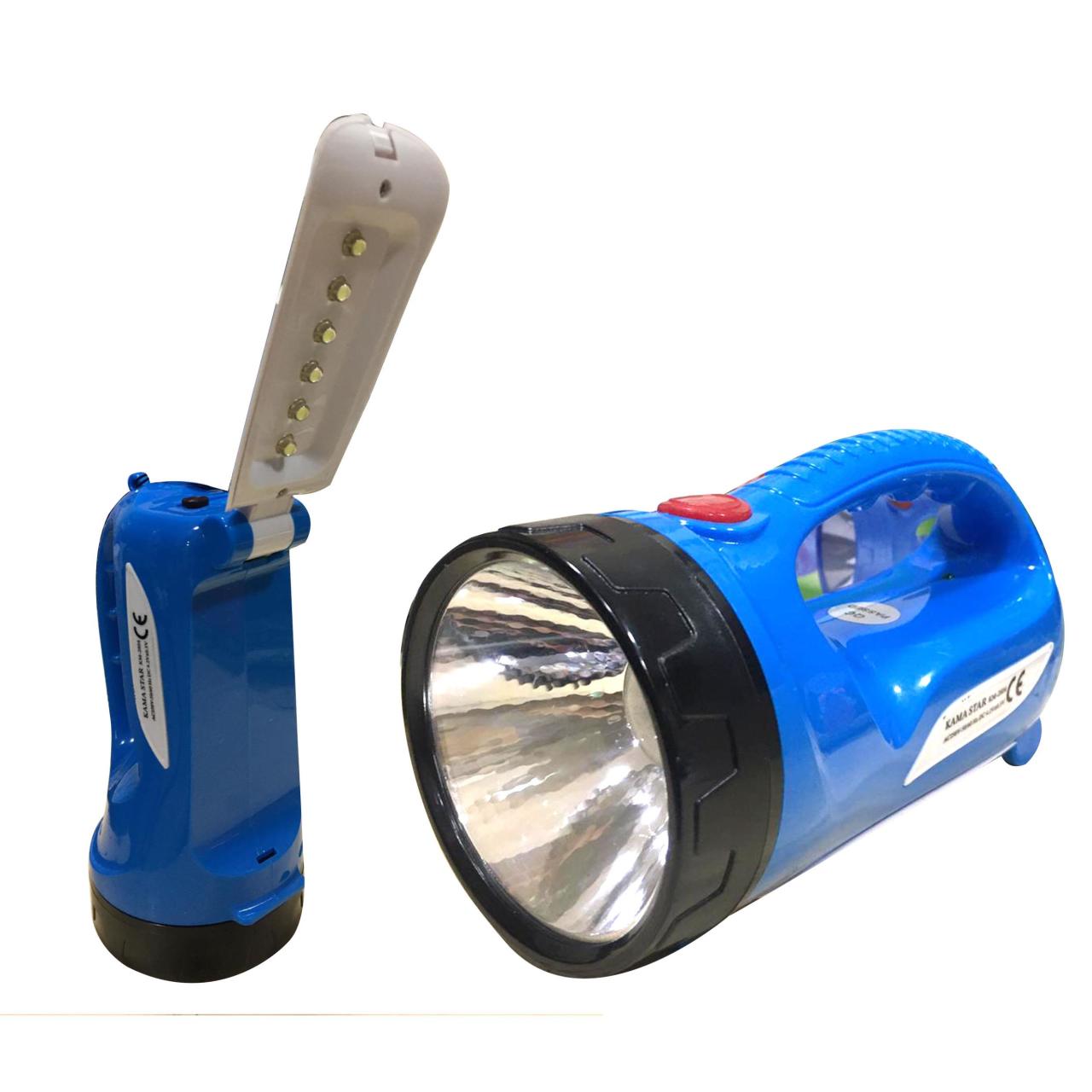 1W+ Şarjlı Fener, 6 Led Işıldak 20 Saat Kesintisiz Yanar