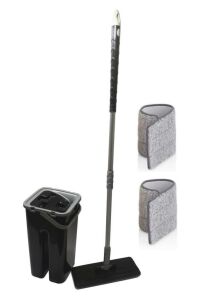 Mikrofiber Sistemli Tablet Mop Çift Paspaslı Smart Flat Mop Temizlik Seti Yeni Nesil Microfiber Mob