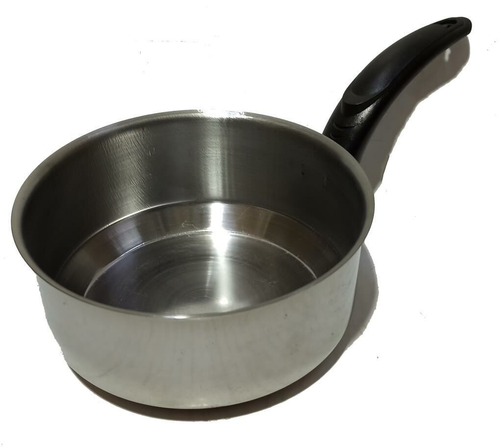 Tek Saplı 14cm Çapında 6,5cm Derinlikte Pratik Çelik Sos Tavası Kaliteli Malzemeden Üretilmiştir
