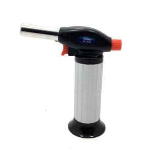 Büyük Boy Turbo Torch Pürmüz Çakmağı Isı Alev Tabancası Kamp Ateşi Çakmağı Gaz Adaptörü