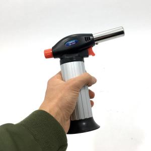 Büyük Boy Turbo Torch Pürmüz Çakmağı Isı Alev Tabancası Kamp Ateşi Çakmağı Gaz Adaptörü