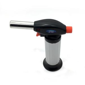 Büyük Boy Turbo Torch Pürmüz Çakmağı Isı Alev Tabancası Kamp Ateşi Çakmağı Gaz Adaptörü