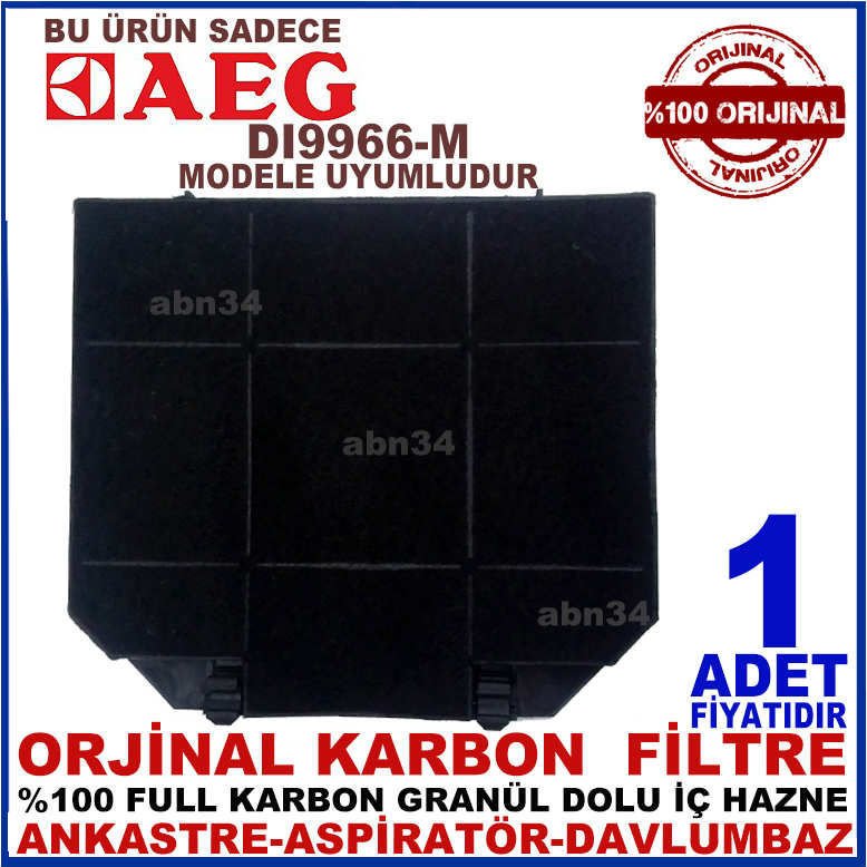 AEG DI9966-M ANKASTRE DAVLUMBAZ ASPİRATÖR KARBON FİLTRESİ-1013