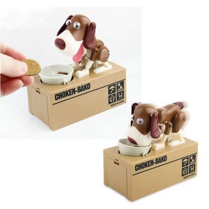 Para Yiyen Köpek Kumbara Choken Bako Oyuncak Bozuk Para Kasa Kumbara Pilli Eğitici Oyuncak Para Kasa