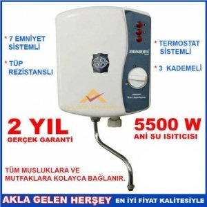 ELEKTRİKLİ MUTFAK ŞOFBENİ AydınDerya TAM OTOMATİK MUSLUK 3 KADEME ANİ SU ISITICI MUTFAK ŞOHBENİ