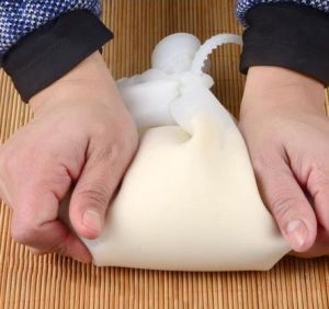 21X28 Silikon Hamur Yoğurma Torbası Orta Boy Kullanışlı Pratik