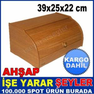 Büyük Boy Ahşap Ekmek Saklama Kutusu Ekmeklik