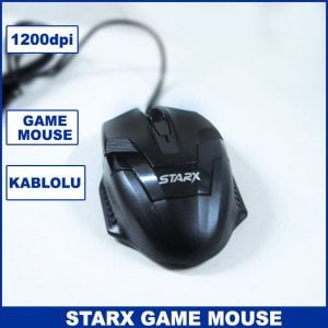 Kablolu Game Mouse Hassasiyet 1200dpi Masaüstü ve Laptop Uyumlu Usb Girişli