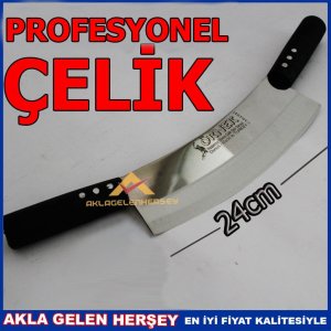 PASLANMAZ ÇELİK PROFESYONEL ÇİFT KOLLU ZIRH BIÇAĞI DövmeÇelik