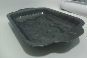 ÇİÇEK md. 30x25cm DİKDÖRTGEN TEFLON KEK KALIBI