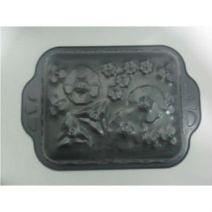 ÇİÇEK md. 30x25cm DİKDÖRTGEN TEFLON KEK KALIBI