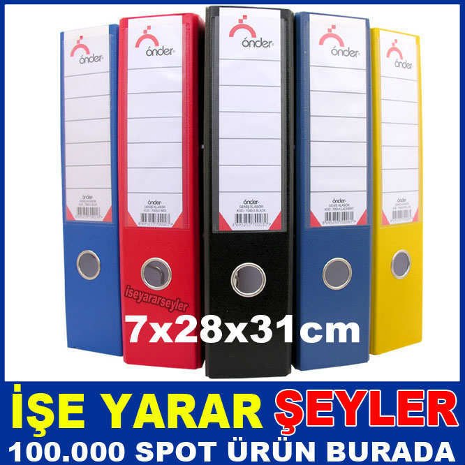 A4 SUNUM KLASÖRÜ EKONOMİK PLASTİK GENİŞ KLASÖR