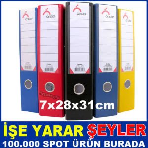 A4 SUNUM KLASÖRÜ EKONOMİK PLASTİK GENİŞ KLASÖR