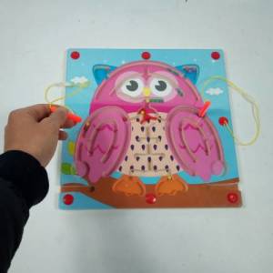 Mıknatıslı Ahşap Labirent Oyuncağı El Becerisi Zeka Gelişimi İçin