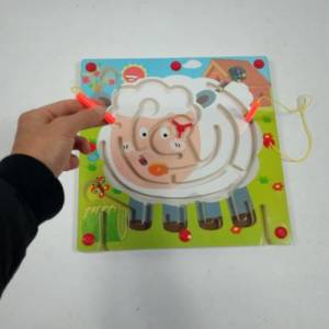 Mıknatıslı Ahşap Labirent Oyuncağı El Becerisi Zeka Gelişimi İçin