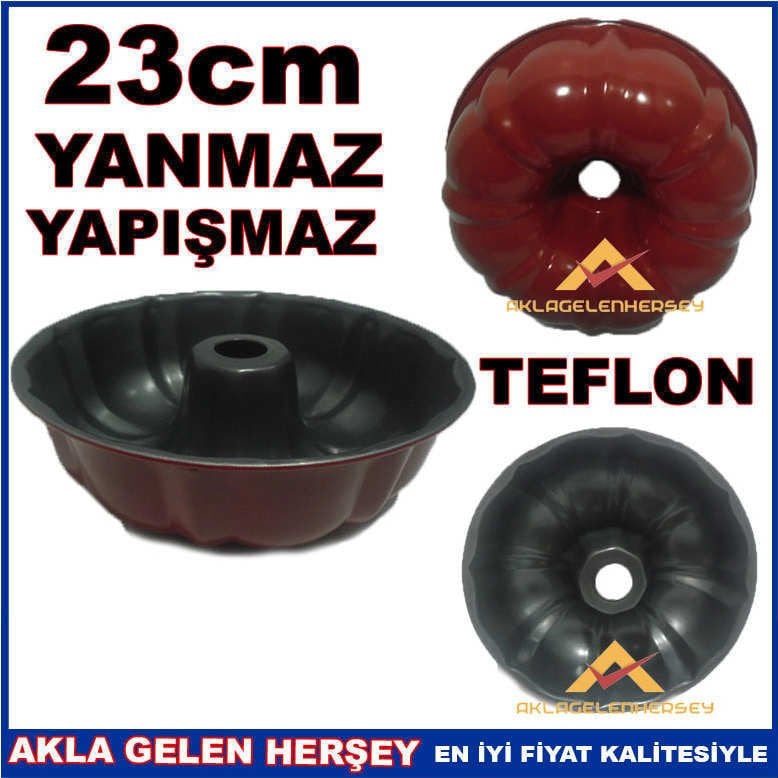 ORTASI DELİK 23cm YUVARLAK TEFLON KEK KALIBI